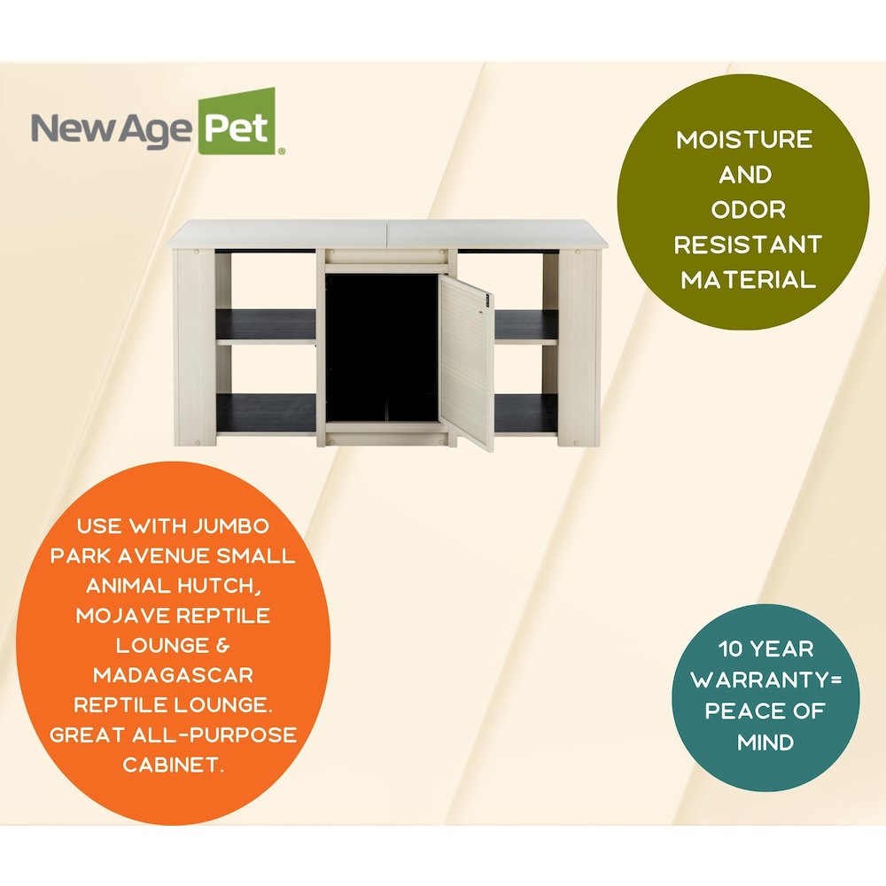 New Age Pet ECOFLEX® 60" Versa Stand in Maple. Picture 9