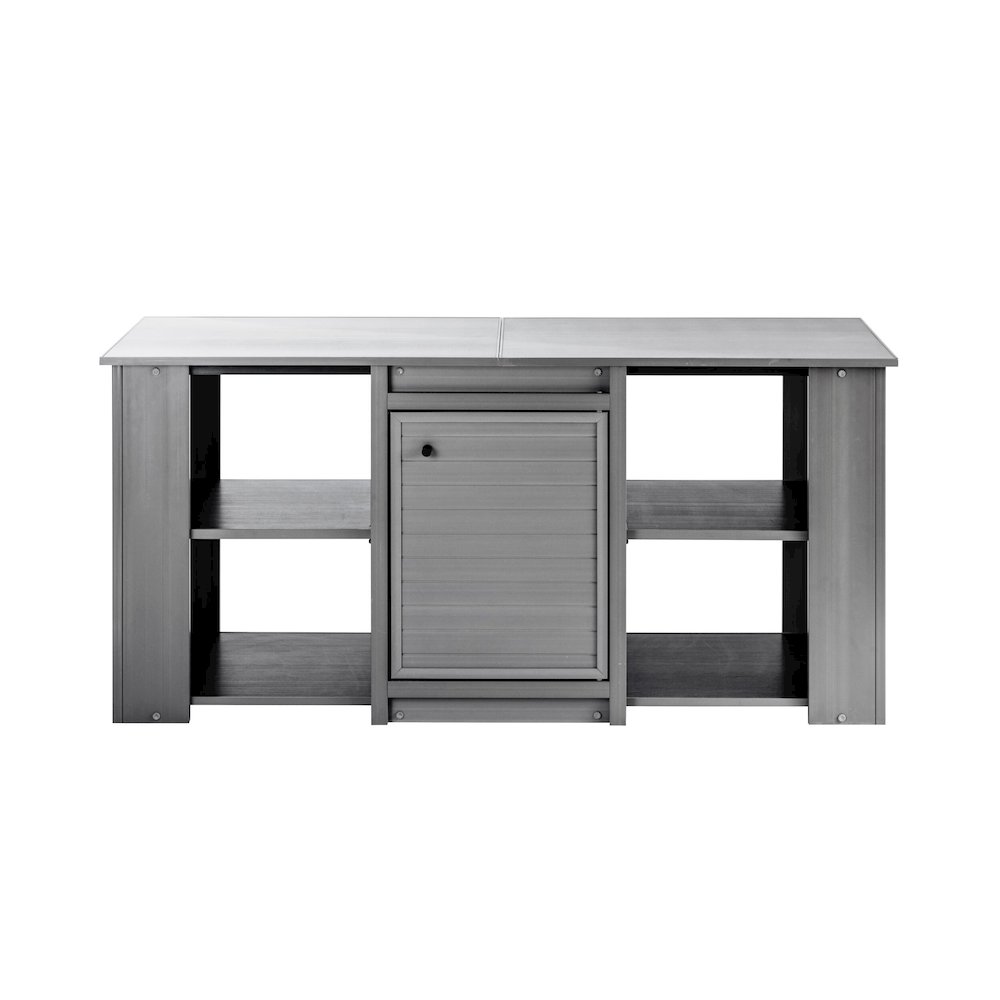 New Age Pet ECOFLEX® 60" Versa Stand in Grey. Picture 4