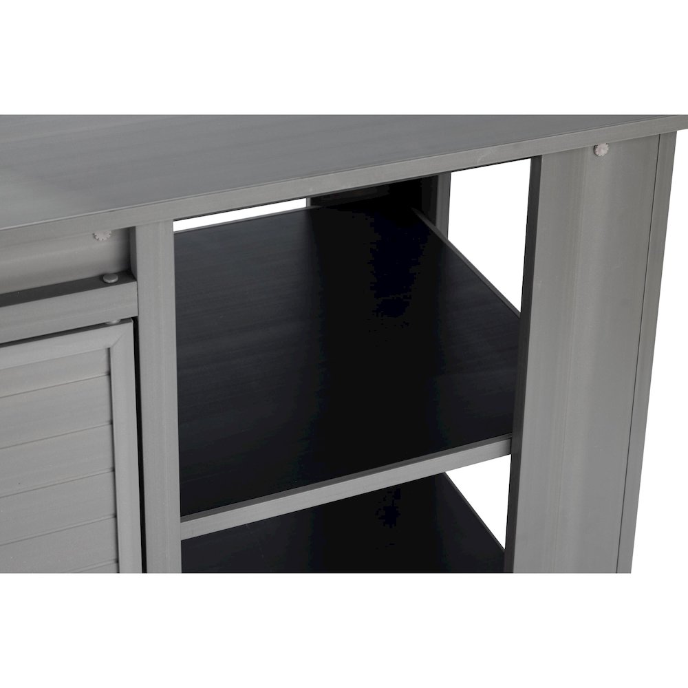 New Age Pet ECOFLEX® 60" Versa Stand in Grey. Picture 7