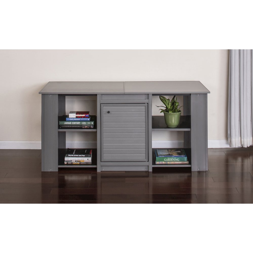 New Age Pet ECOFLEX® 60" Versa Stand in Grey. Picture 2