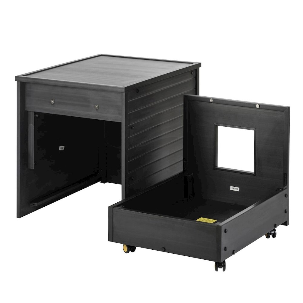 ECOFLEX Freedom Litter Loo End Table with Pull Out Drawer for Easy Clean. Picture 2