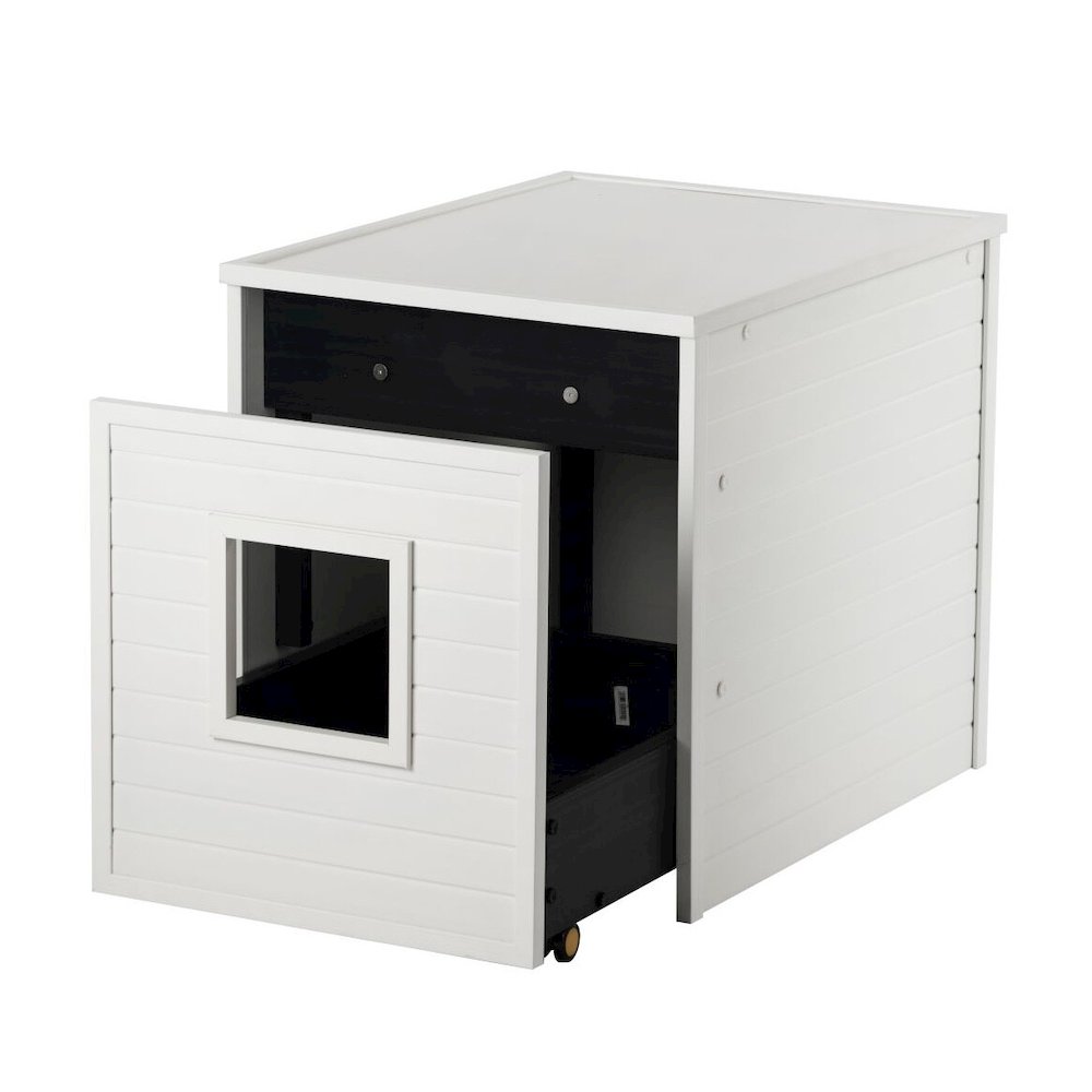 ECOFLEX Freedom Litter Loo End Table with Pull Out Drawer for Easy Clean. Picture 2
