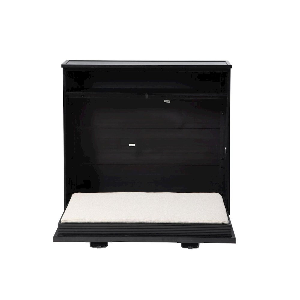 ECOFLEX X-Large Murphy Style Dog Bed in Black Finish. Picture 1