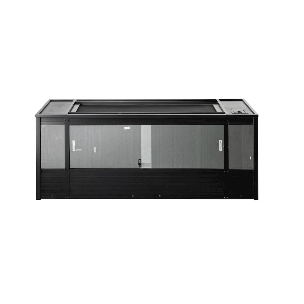 ECOFLEX 60" Mojave Reptile Lounge in Black. Picture 1