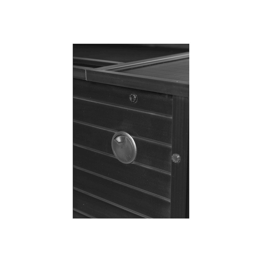 ECOFLEX 60" Mojave Reptile Lounge in Black. Picture 3