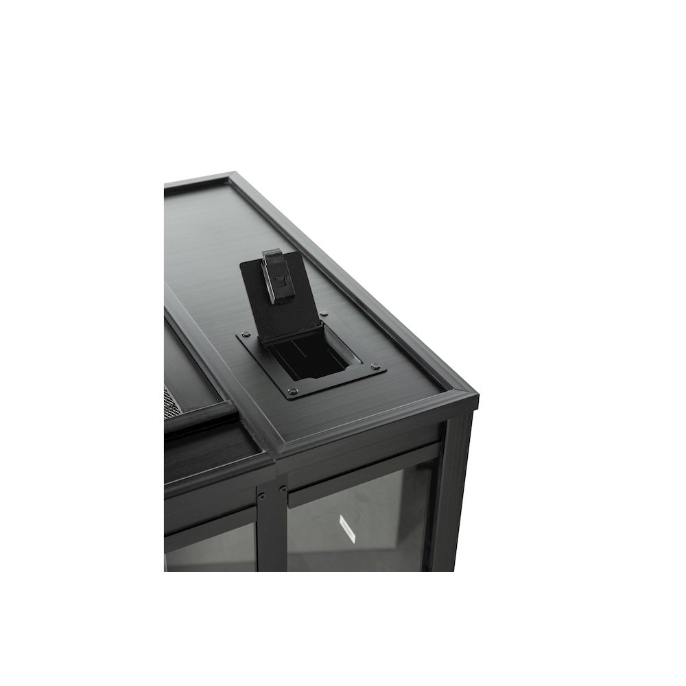 ECOFLEX 60" Mojave Reptile Lounge in Black. Picture 5