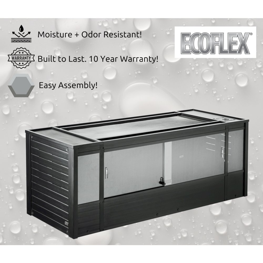 ECOFLEX 60" Mojave Reptile Lounge in Black. Picture 8