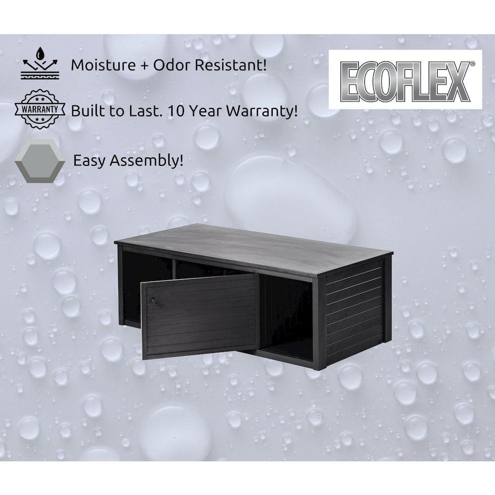 ECOFLEX 48" Lo-Boy Versa Stand in Black. Picture 8