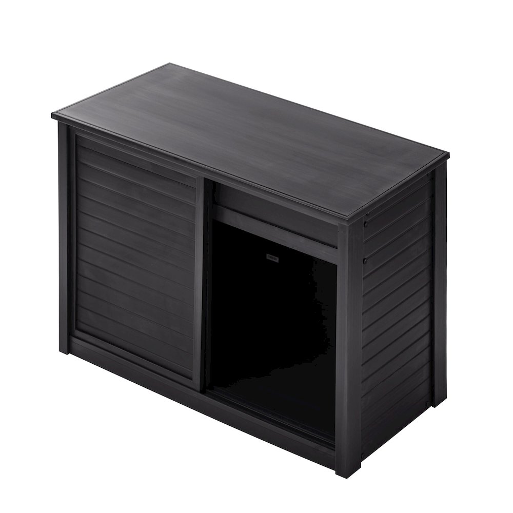 ECOFLEX 36" Versa Stand in Black. Picture 3