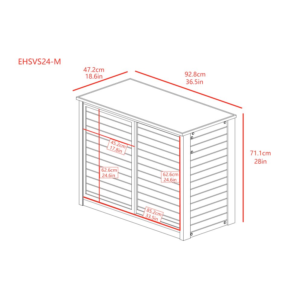 ECOFLEX 36" Versa Stand in Black. Picture 7