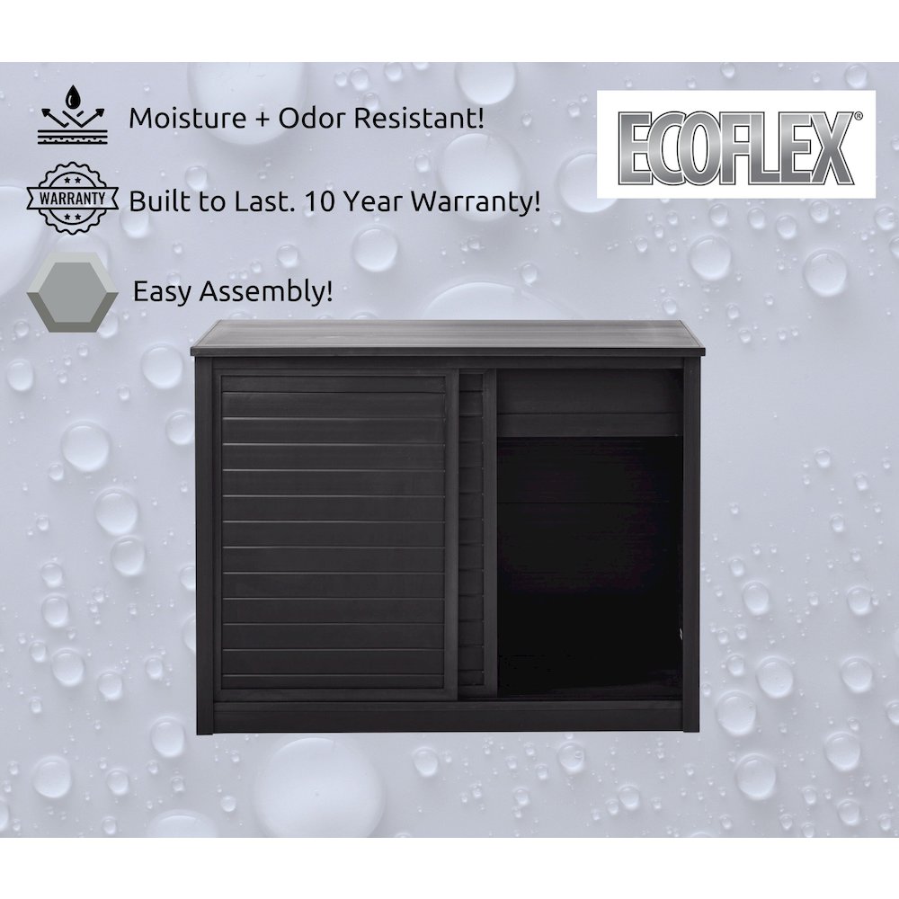 ECOFLEX 36" Versa Stand in Black. Picture 8