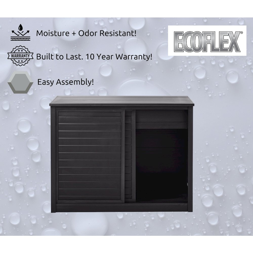 ECOFLEX 48" Versa Stand in Black. Picture 8