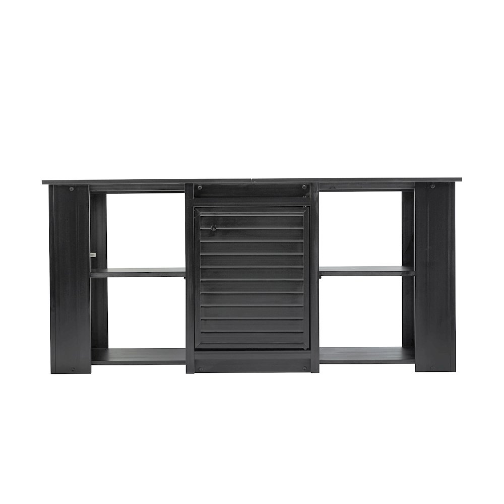 ECOFLEX 60" Versa Stand in Black. Picture 5