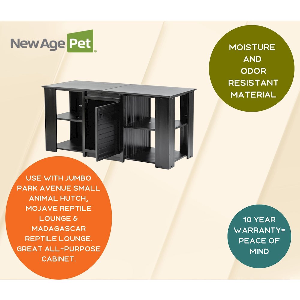 ECOFLEX 60" Versa Stand in Black. Picture 9