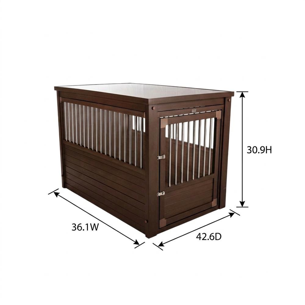 Russet ECOFLEX Dog Crate End Table with Durable Construction and Spacious Design. Picture 7