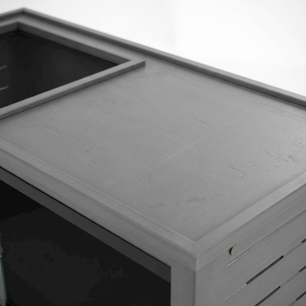 36-Inch Grey Reptile Lounge with Durable Construction and Easy Care. Picture 6