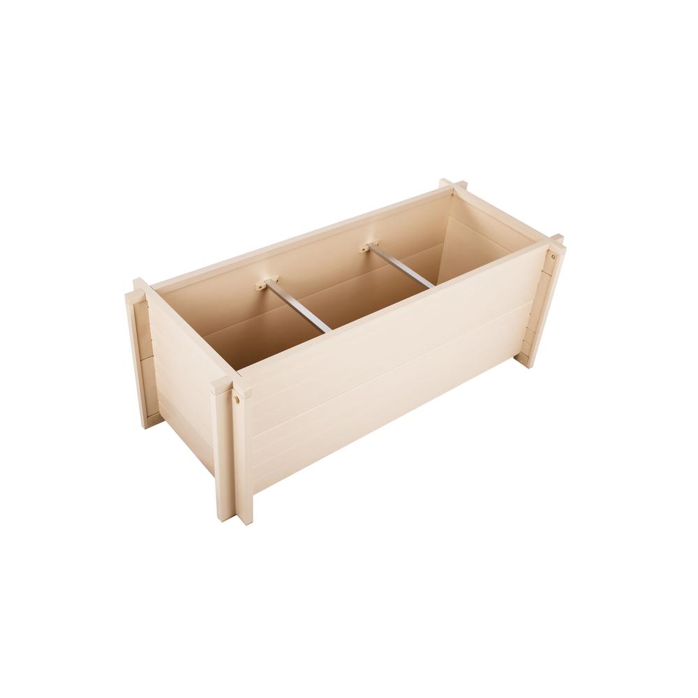 42" Rectangular Planter in Maple. Picture 4