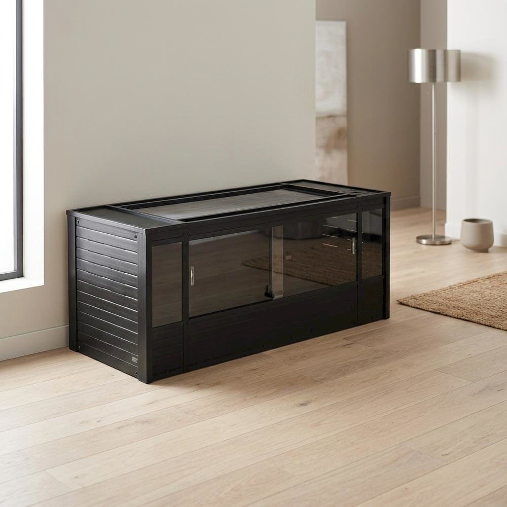Black Ecoflex Reptile Lounge in XL Size with Wipe Clean Design. Picture 2