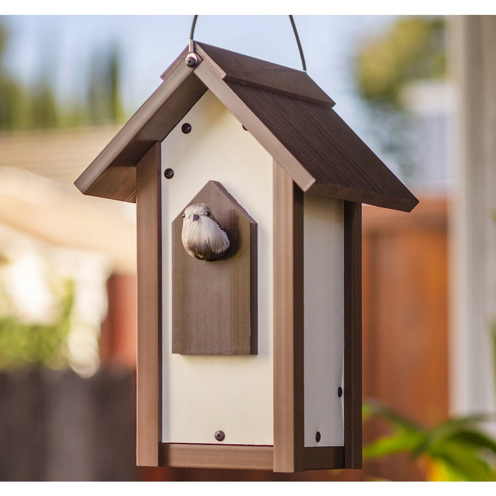 ECOFLEX Feathered Friends A-Frame Retreat Bird Feeder - Small. Picture 2