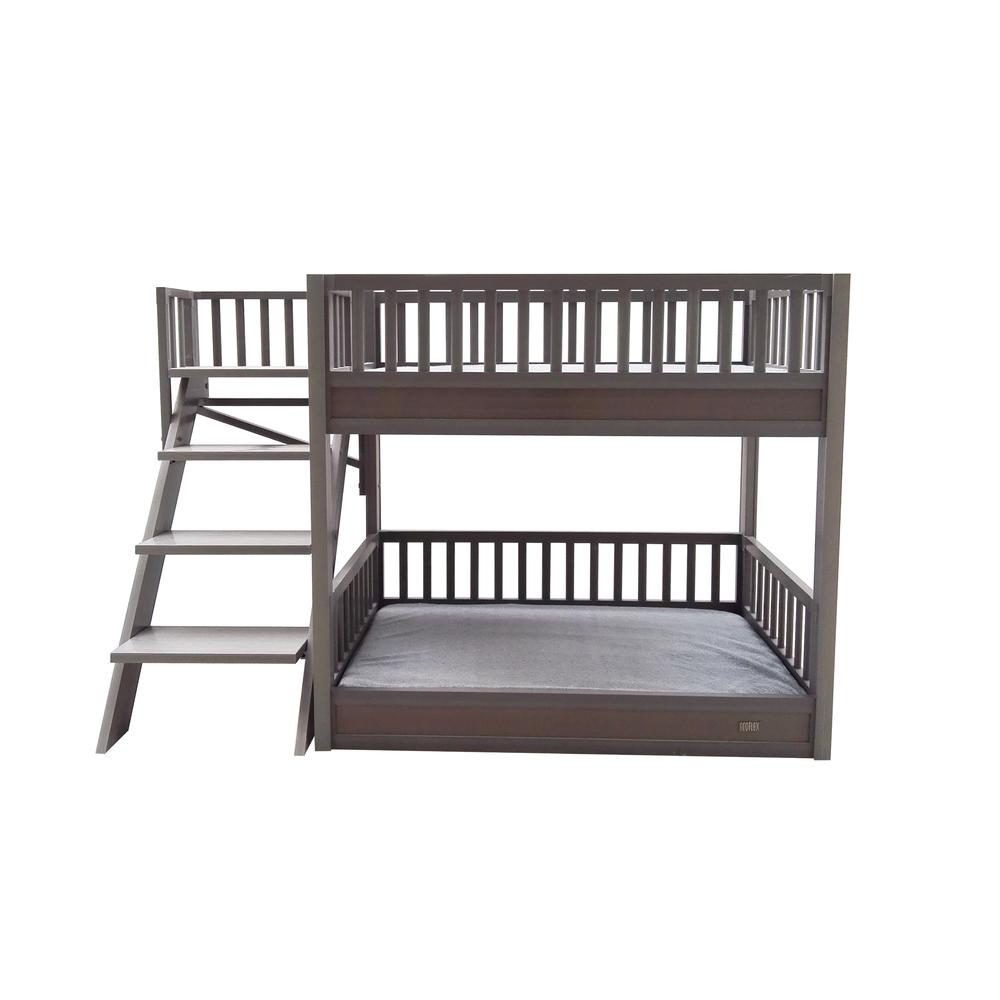 ECOFLEX® Dog Bunk Bed with Removable Cushions - Grey. Picture 5