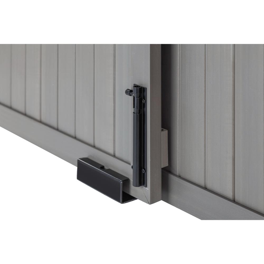 ECOFLEX® Homestead Sliding Barn Door Dog Crate -Grey. Picture 5