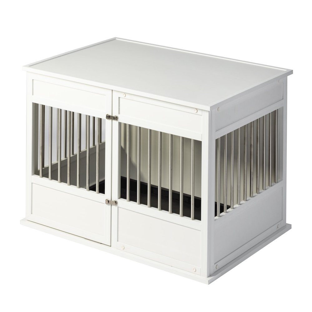 New Age Pet ECOFLEX Horizon Dog Crate - Antique White Large. Picture 3