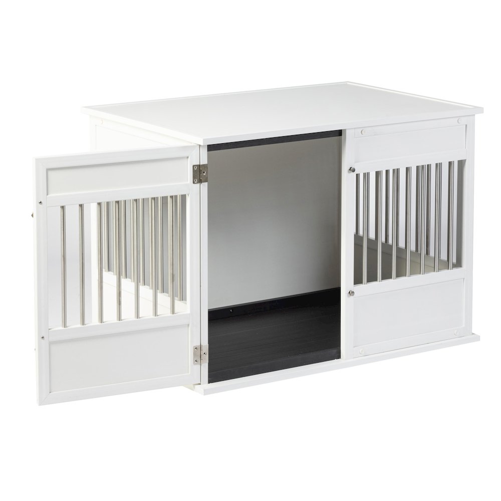 New Age Pet ECOFLEX Horizon Dog Crate - Antique White Large. Picture 5