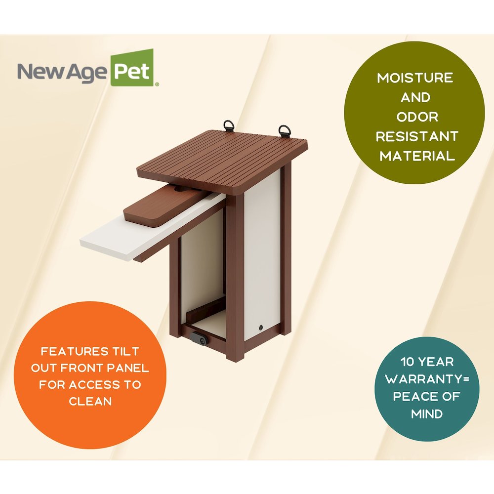 ECOFLEX Feathered Friends Beak Bungalow Bird House - Small. Picture 7