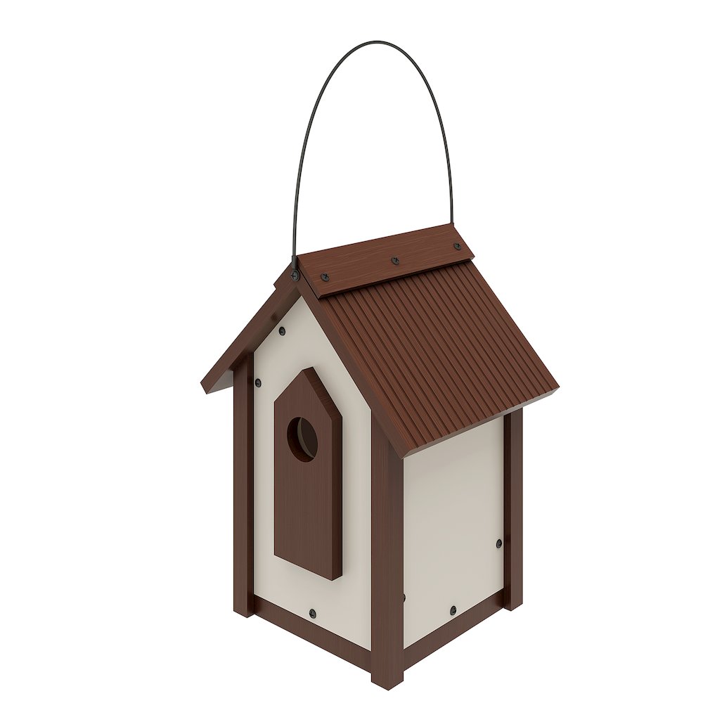 ECOFLEX Feathered Friends A-Frame Retreat Bird Feeder - Large. Picture 5