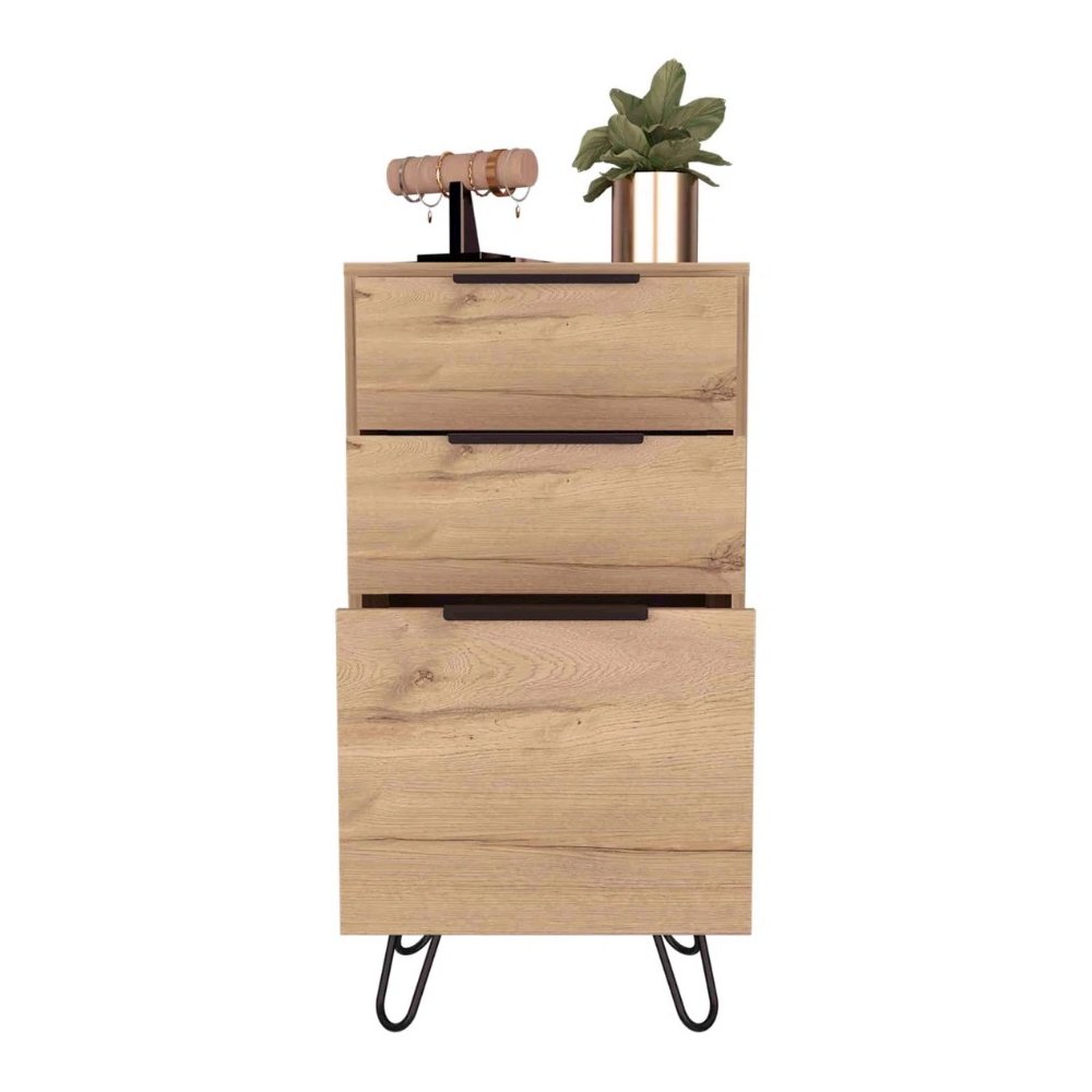 Augusta Dresser Light Oak MDF. Picture 2