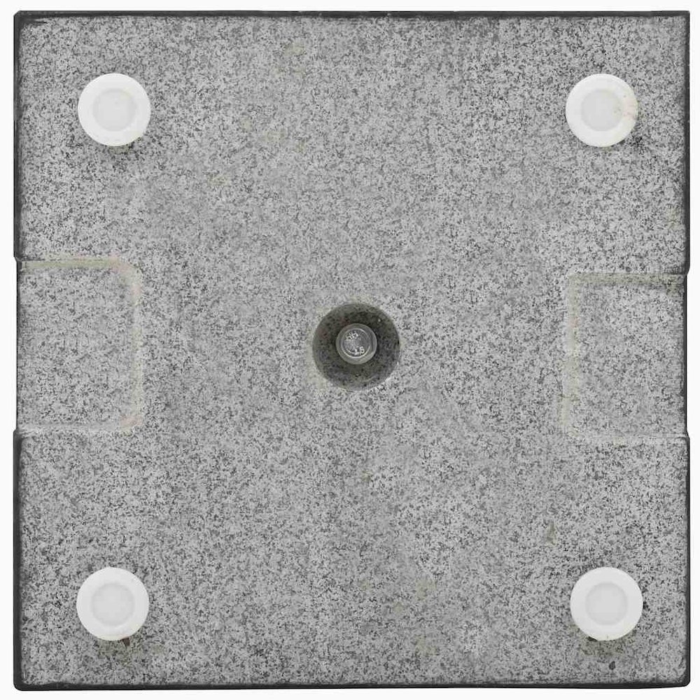Parasol Base Black Granite, Stainless Steel. Picture 15