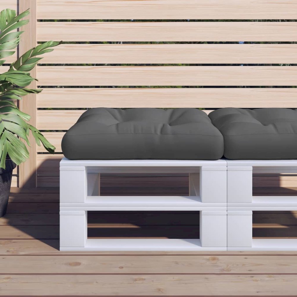 Pallet Cushion Gray 100% Polyester 19.7 x 19.7 x 4.7 in. Picture 4
