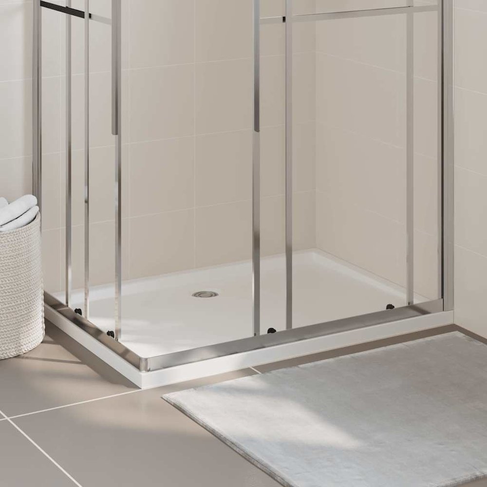 Rectangular ABS Shower Base Tray White 31.5"x43.3". Picture 4