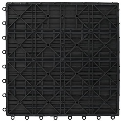 WPC Tiles 11.8"x11.8" 11 pcs 11 ftÂ² Gray, 40826. Picture 5