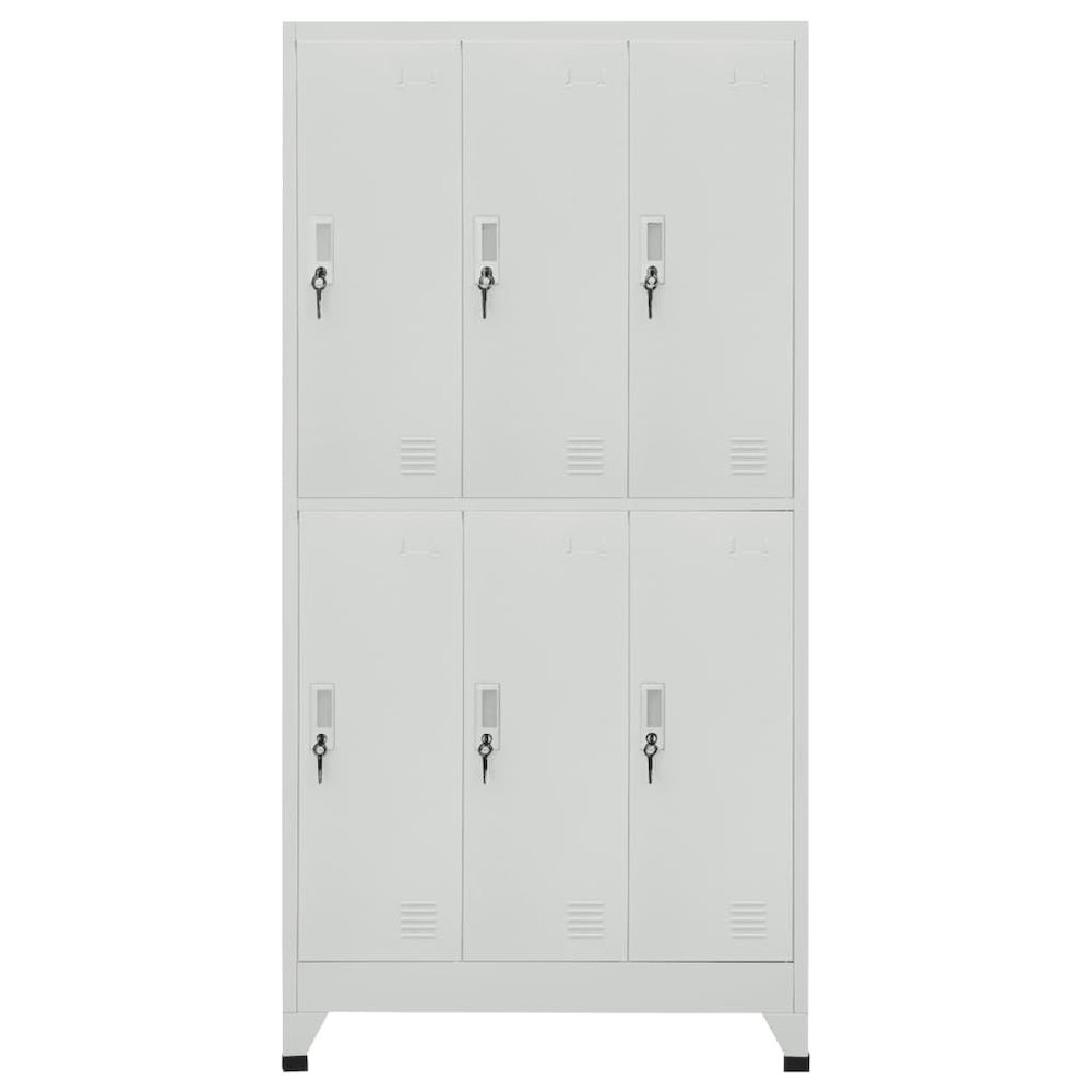 Locker Cabinet Grey High-quality steel Large Locker Cabinet. Picture 2