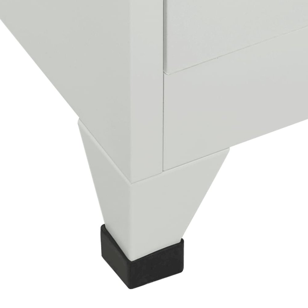 Locker Cabinet Grey High-quality steel Large Locker Cabinet. Picture 6