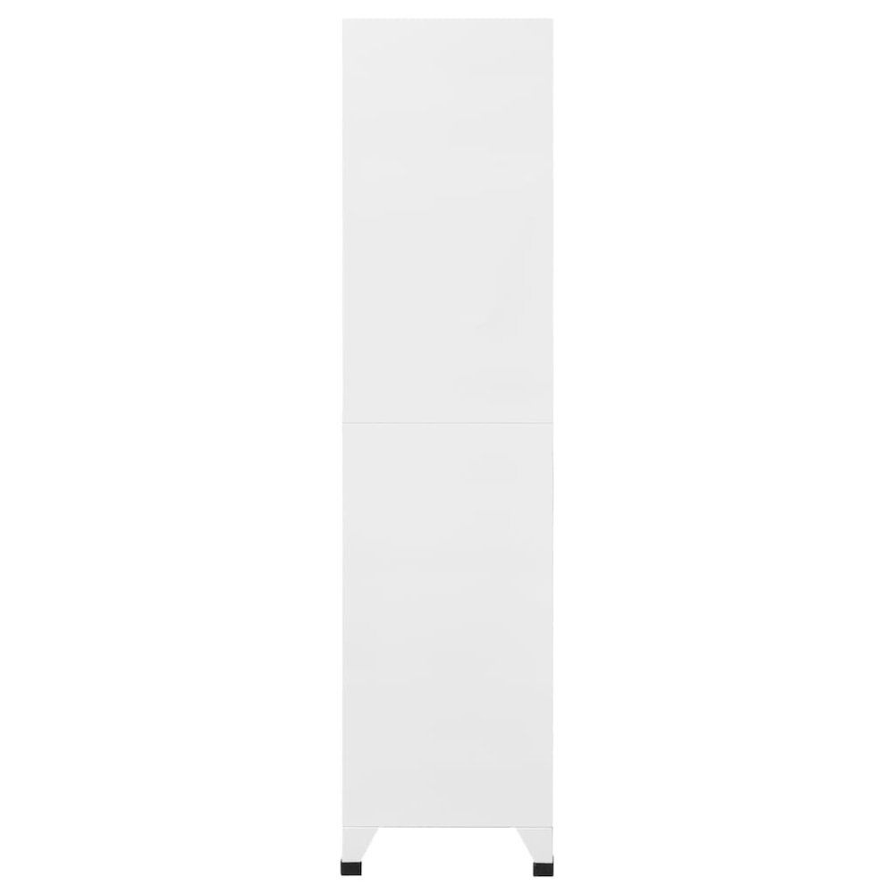 Locker Cabinet Gray Steel 35.4x17.7x70.9 in Locker Cabinet. Picture 4