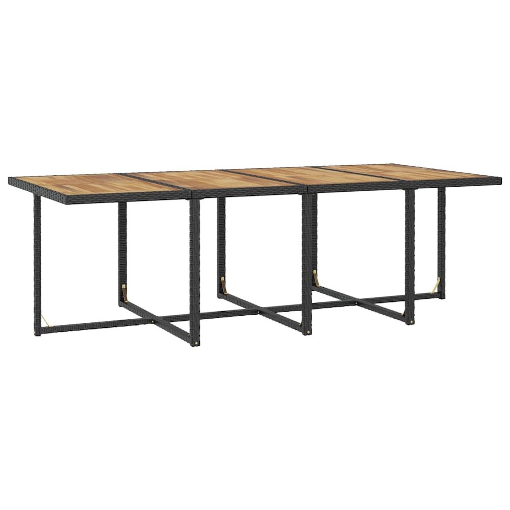 Outdoor Furniture Set Black, Cream White. Picture 9