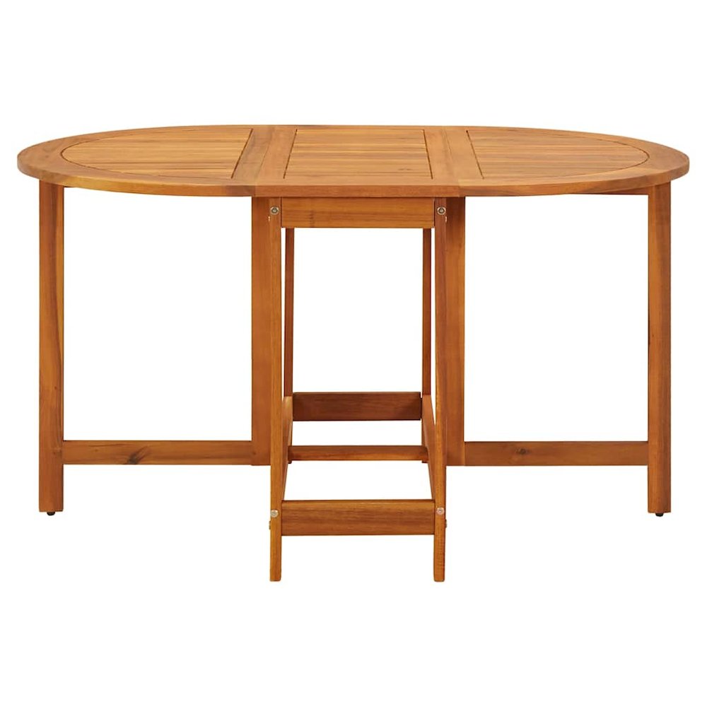 Dining Table Natural Wood Solid Acacia wood Medium. Picture 5