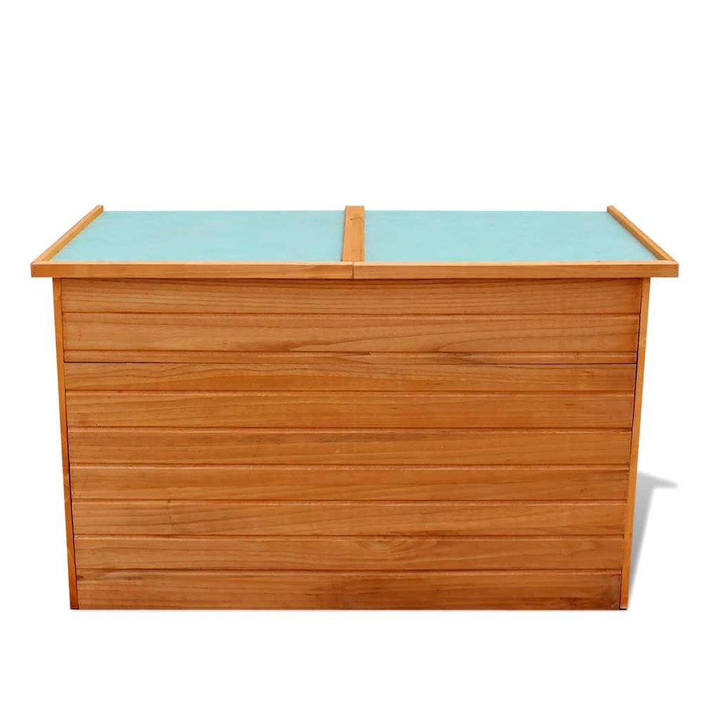 Storage Box Brown Fir wood, plywood, waterproof roof. Picture 2