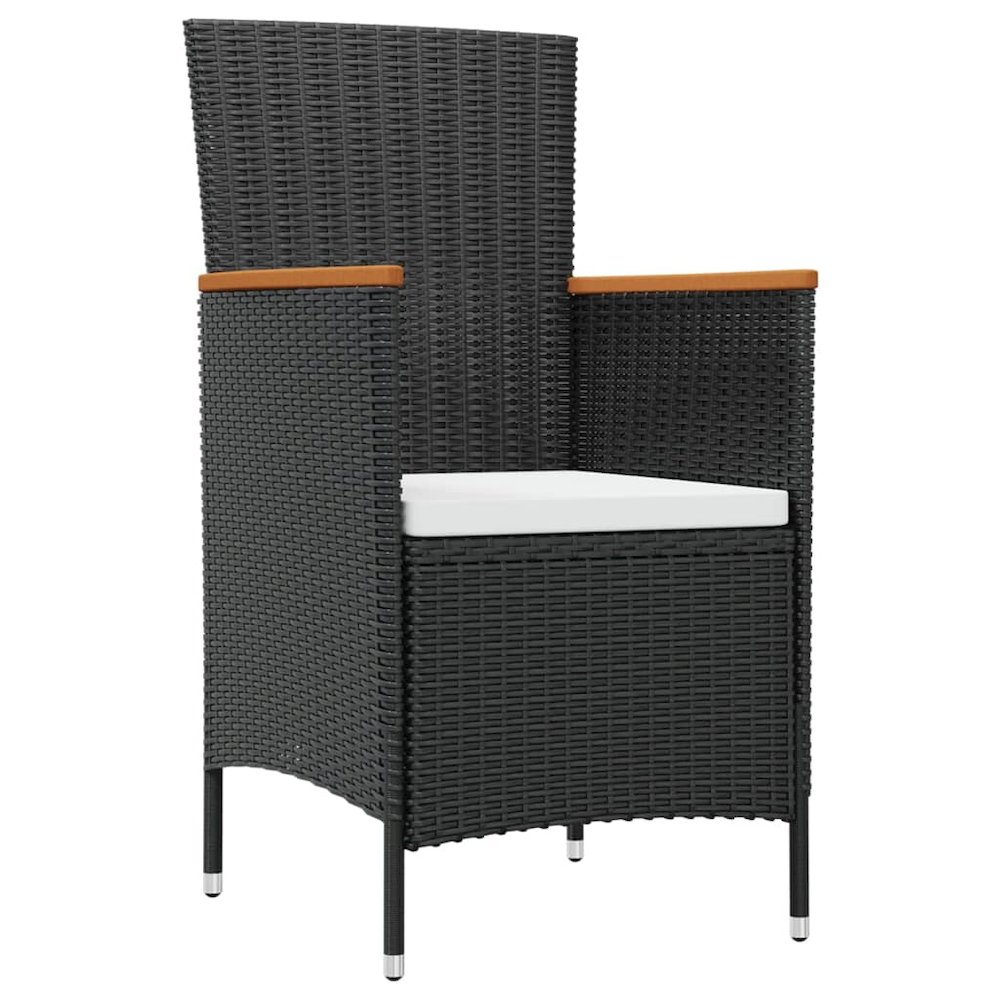 Outdoor Furniture Set Black. Picture 3