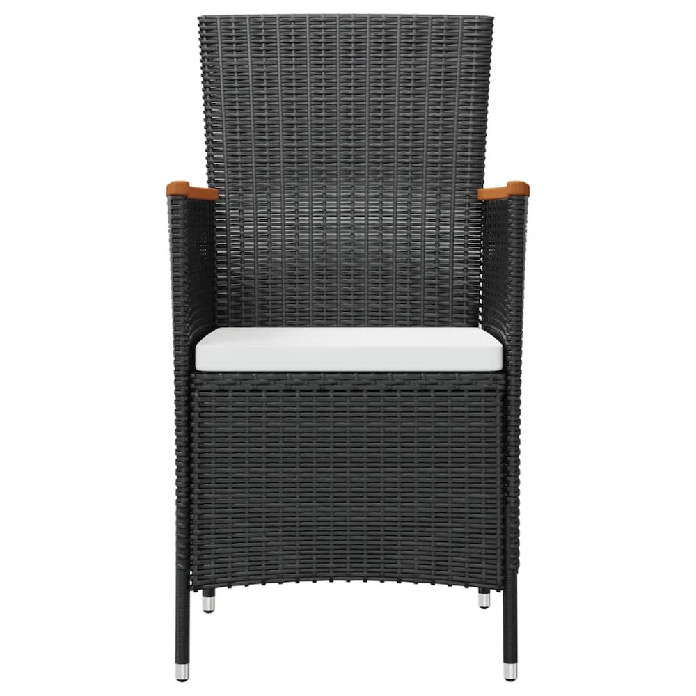 Outdoor Furniture Set Black. Picture 4
