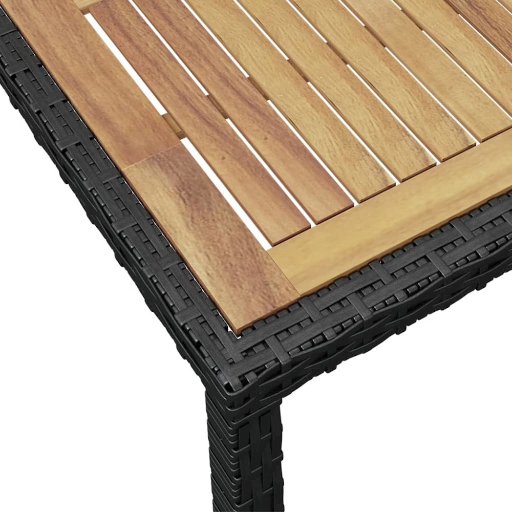 Outdoor Furniture Set Black. Picture 9