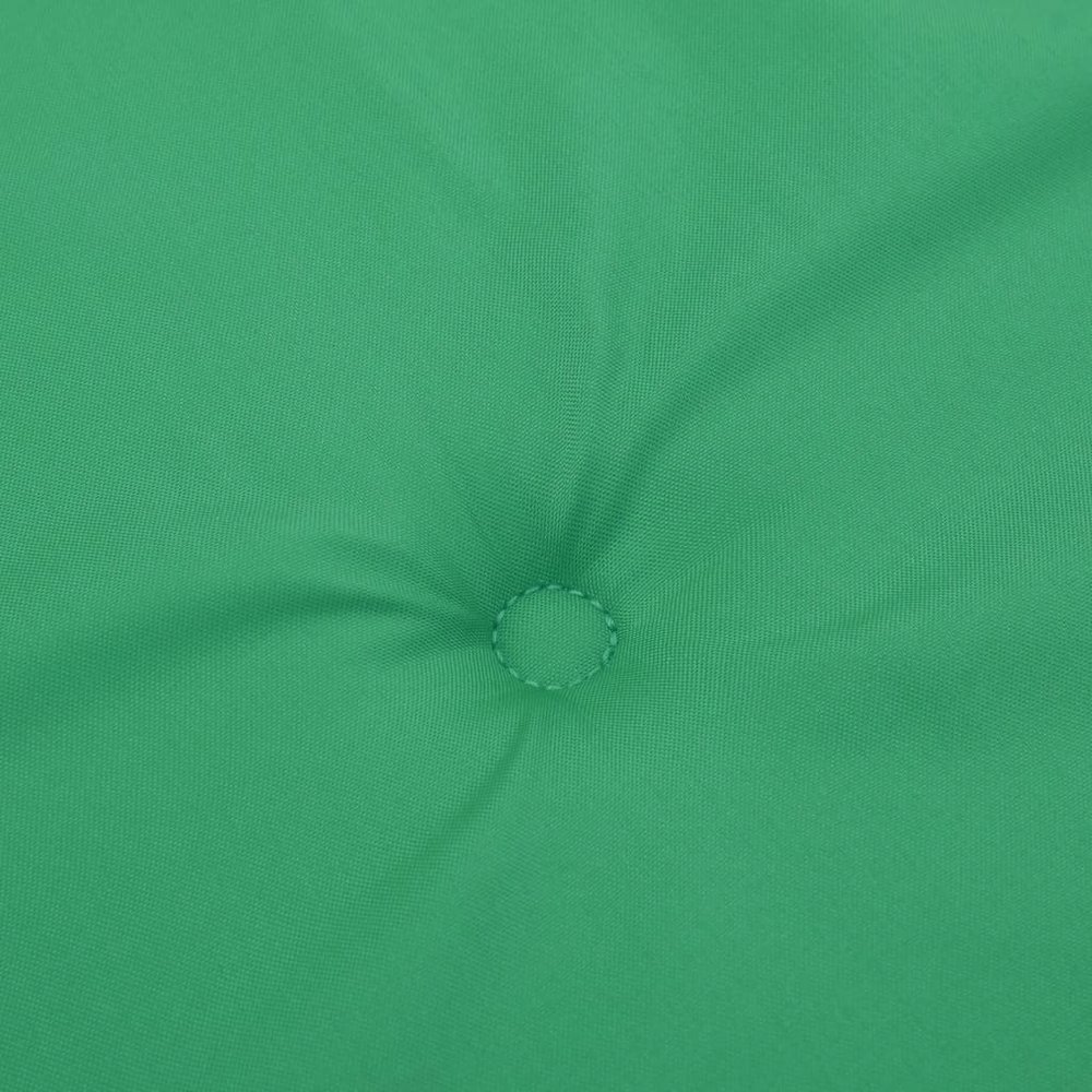 Highback Chair Cushion Set of 2 Green 100% Polyester. Picture 8