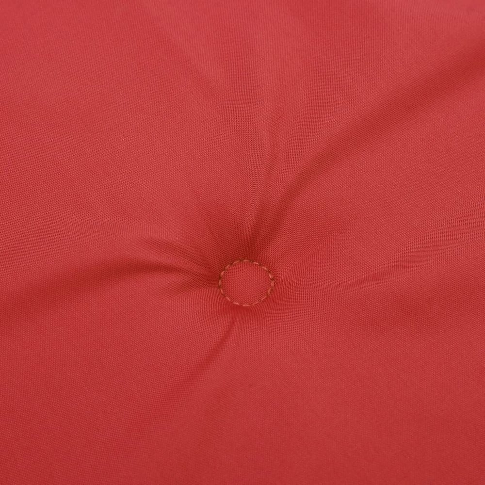 Highback Chair Cushion Set of 4 Red 100% Polyester. Picture 8