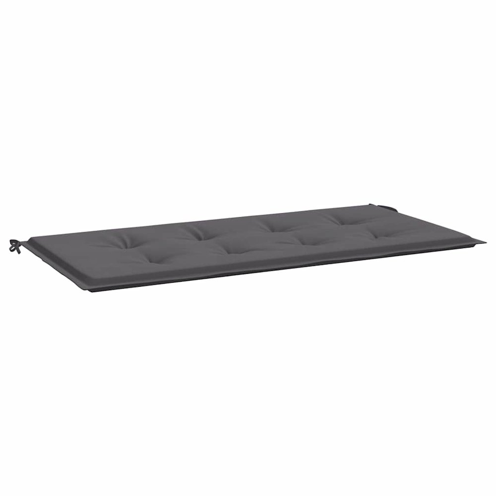 Garden Bench Cushion Anthracite Oxford fabric (100% polyester). Picture 1