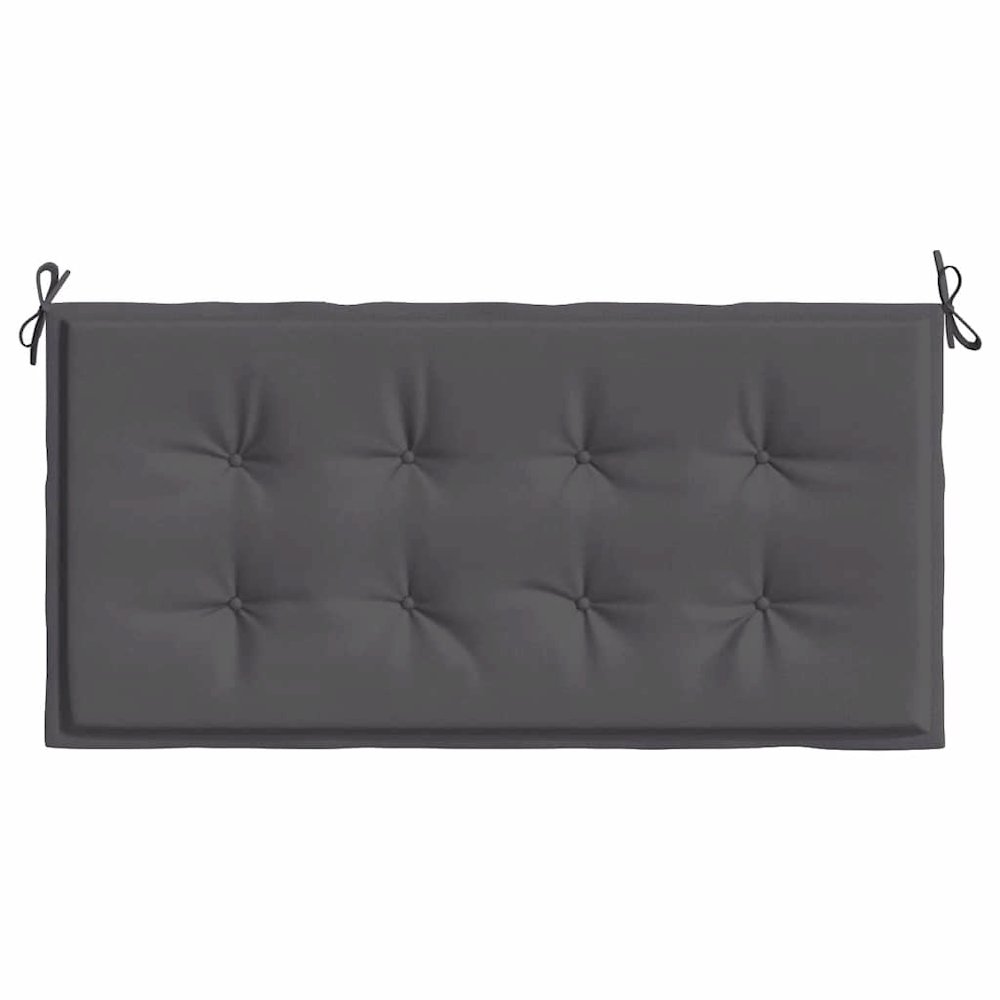 Garden Bench Cushion Anthracite Oxford fabric (100% polyester). Picture 5