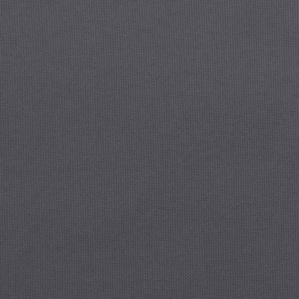 Garden Bench Cushion Anthracite Oxford fabric (100% polyester). Picture 7