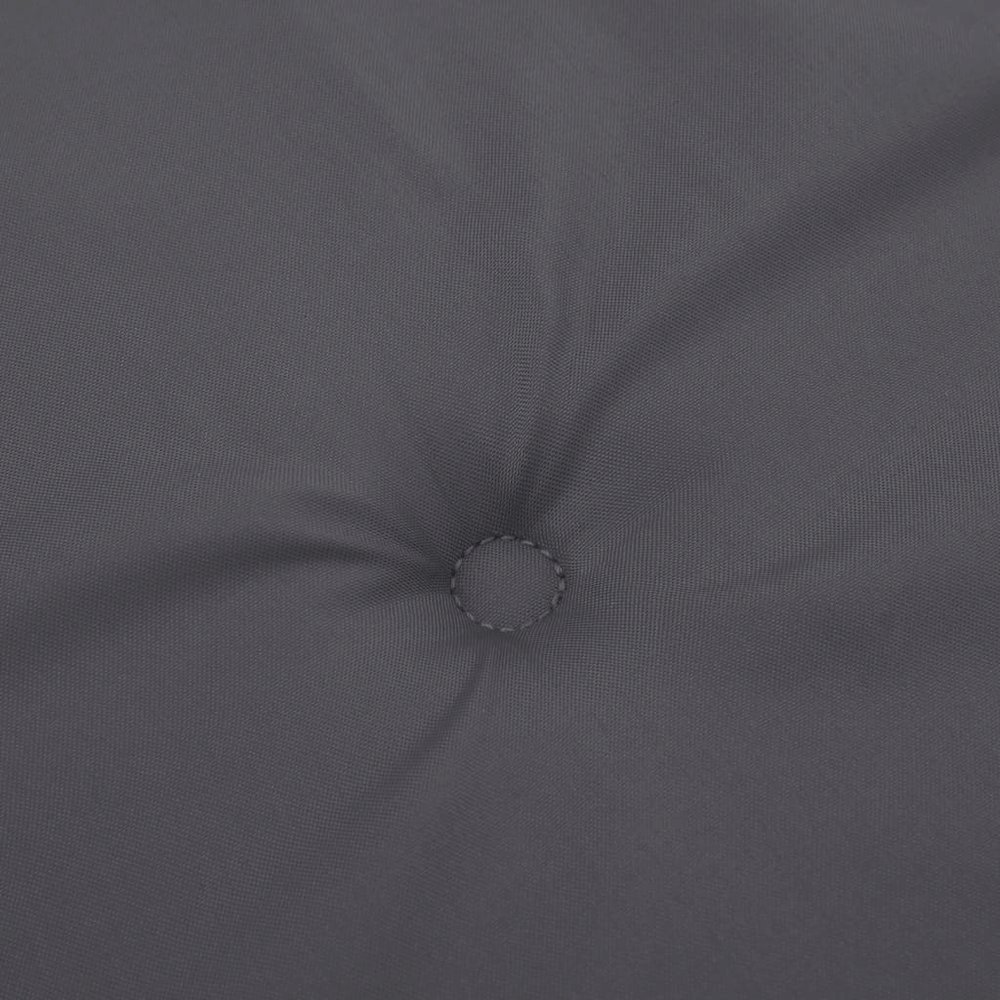 Garden Bench Cushion Anthracite Oxford fabric (100% polyester). Picture 5