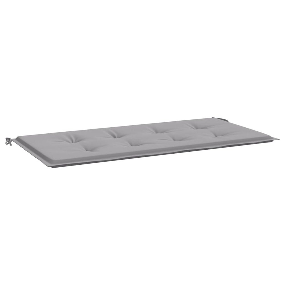 Garden Bench Cushion Gray Oxford fabric, Foam fiber 47.2 x 19.7 in. Picture 2